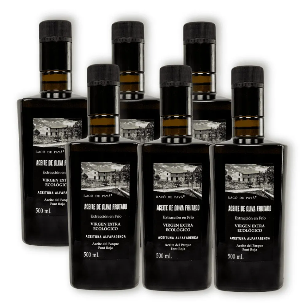 Hot Racó de Payà Aceite de oliva virgen extra ecológico - Pack 6 botellas