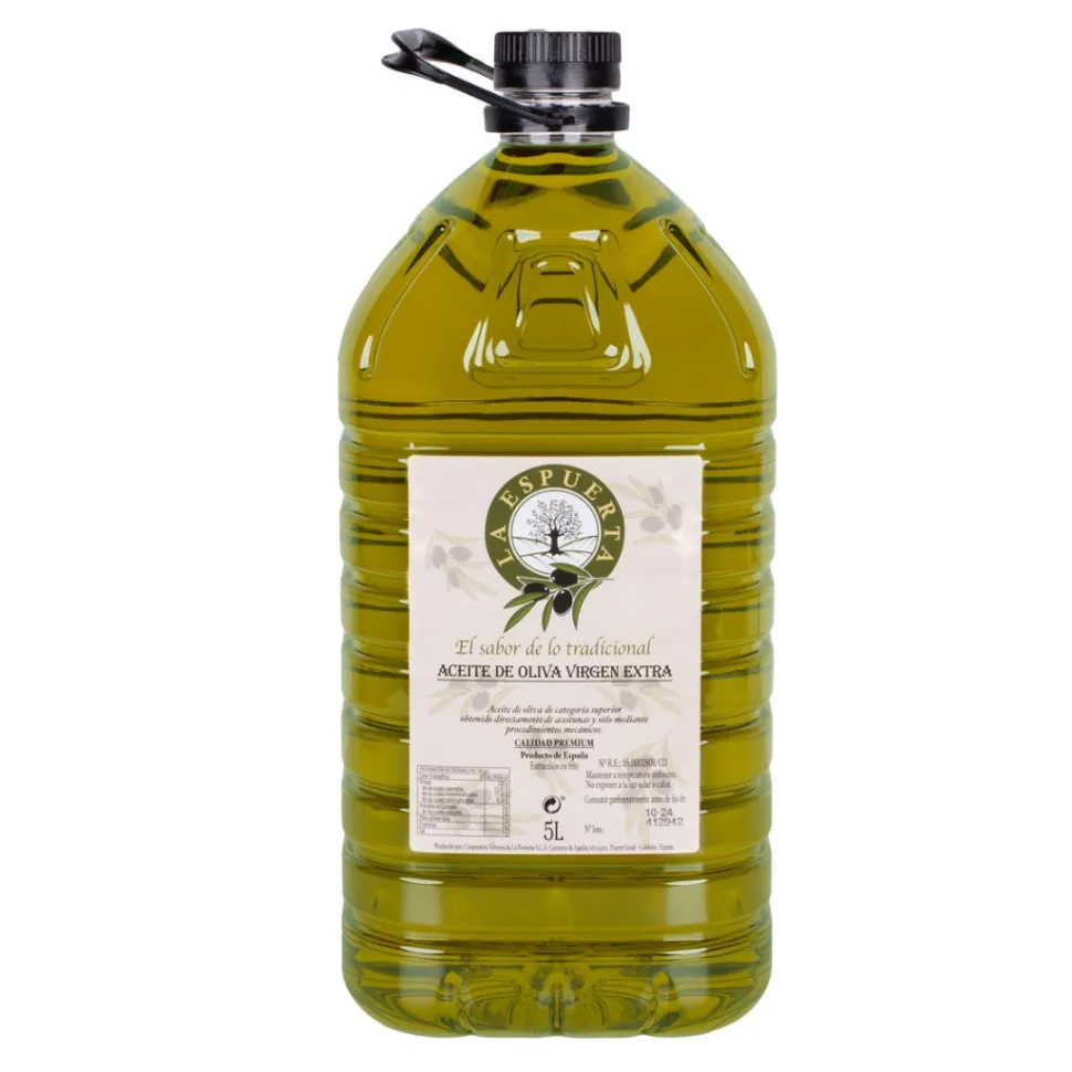 Aceite de Oliva Virgen Extra Filtrado Premium Cosecha 2025-2026 Garrafa 5 L