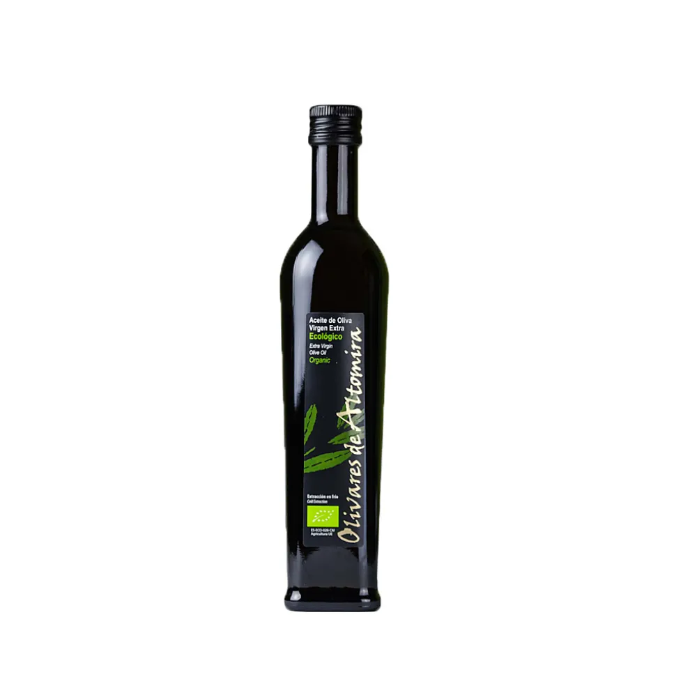 Aceite Oliva Virgen Extra Ecológico Primer prensado en frío - Botella 500 ml