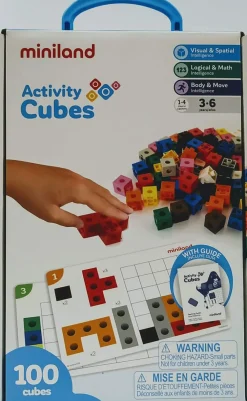 Online Miniland Activity cubes (100 piezas)