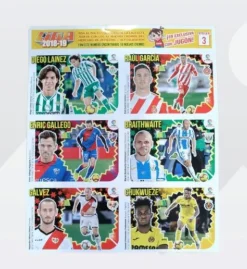 Actualizacion Liga Este Panini Album + Todos los cromos(42) sin pegar 2018 2019