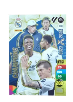 Adrenalyn XL 2024 2025 Carta Champions Real Madrid Colección Panini