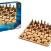 Hot Cayro Ajedrez - Damas de madera en caja de metal