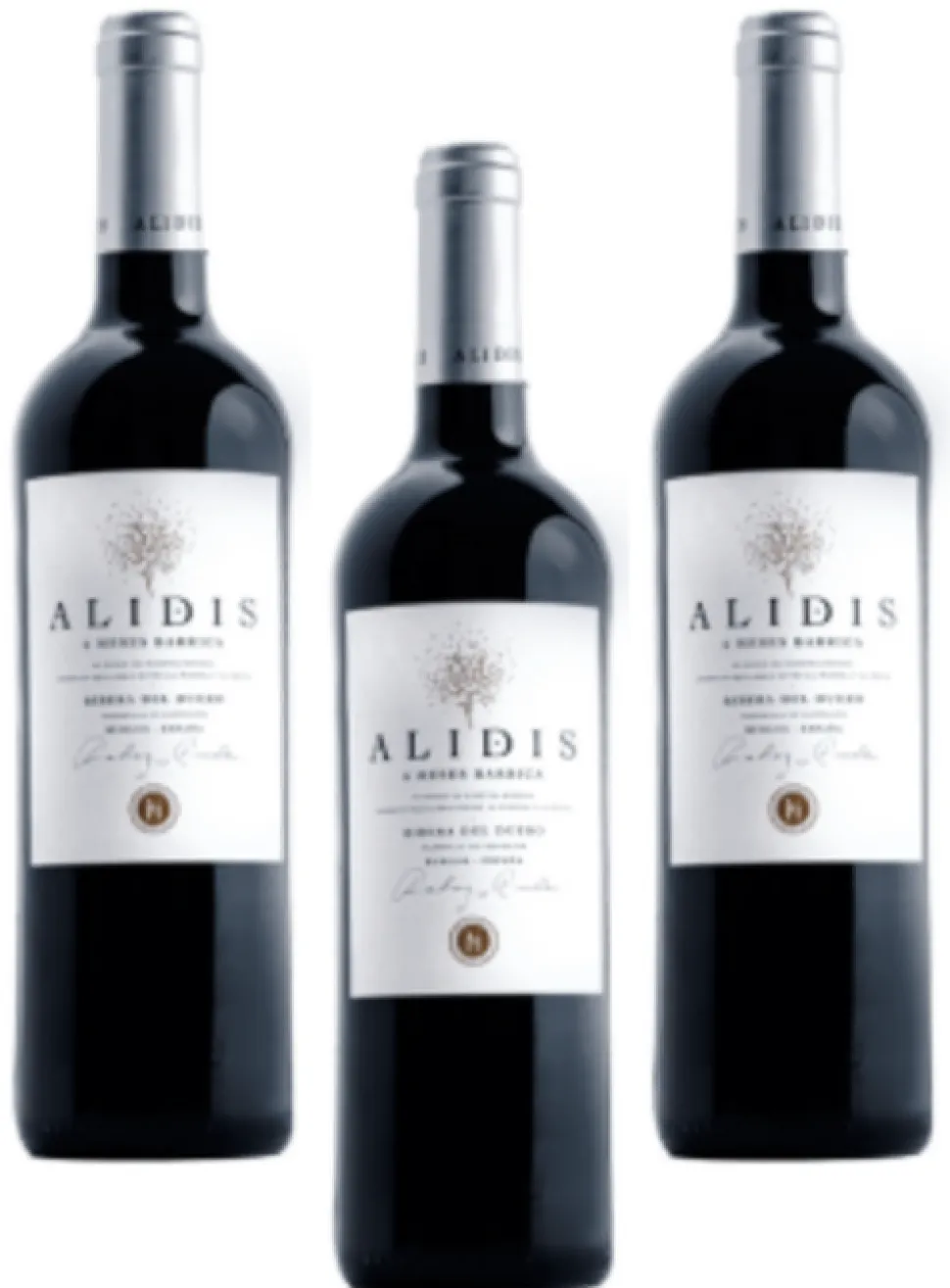 Alidis 9 meses Vino tinto tempranillo Pack 3 botellas 750ml
