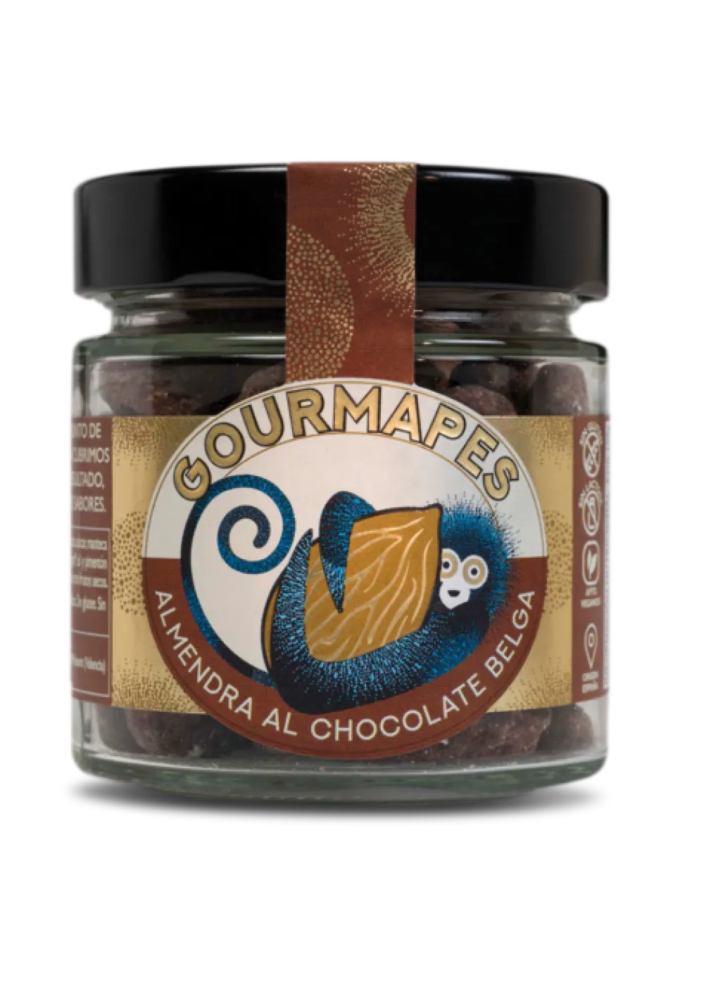 Gourmapes Almendra al Chocolate Belga 90g