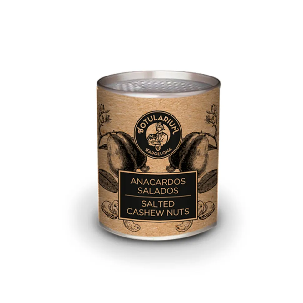 Anacardos salados. Pack de 10 latitas minibar