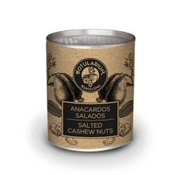 Anacardos salados y Maíz gigante salado BBQ Botularium (Pack con 5 latitas minibar de cada)
