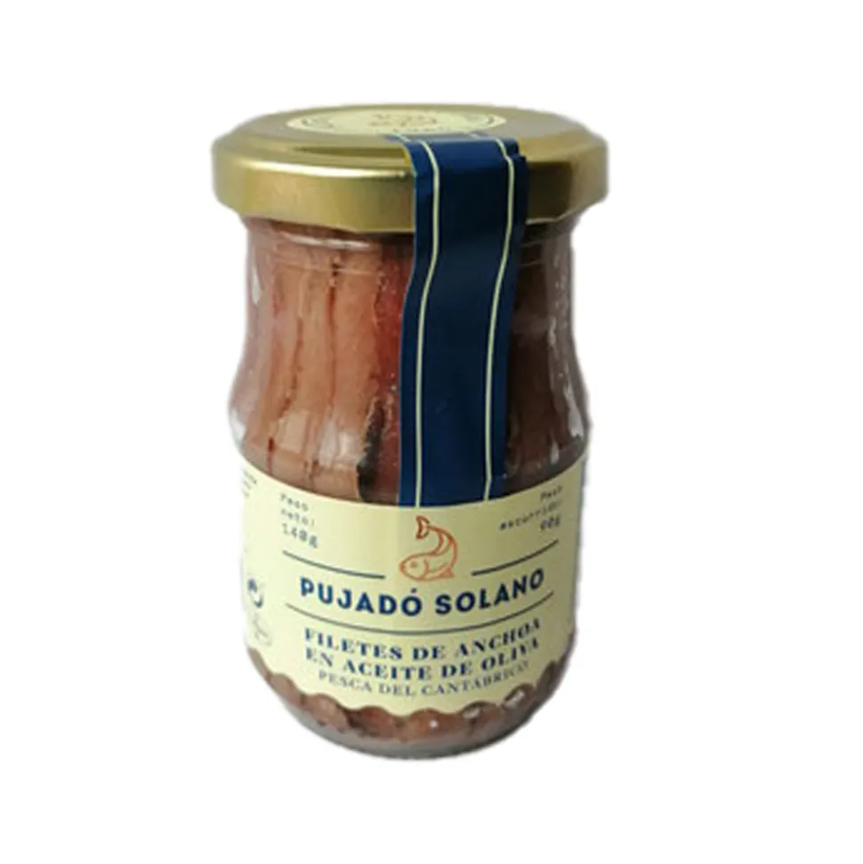 Anchoas Pujado Solano de Santoña - Tarro 140 g