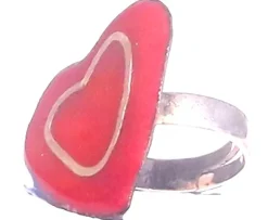 Anillo esmaltado al fuego