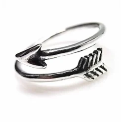 Anillo Flecha De Plata Vieja