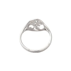 Outlet Creatulote Anillo Om ajustable de acero inoxidable de 17 mm diámetro