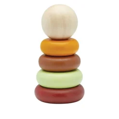 Anillos apilables de madera