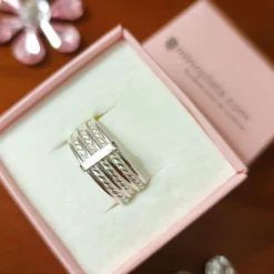 Anillo Semanario De Plata De Ley