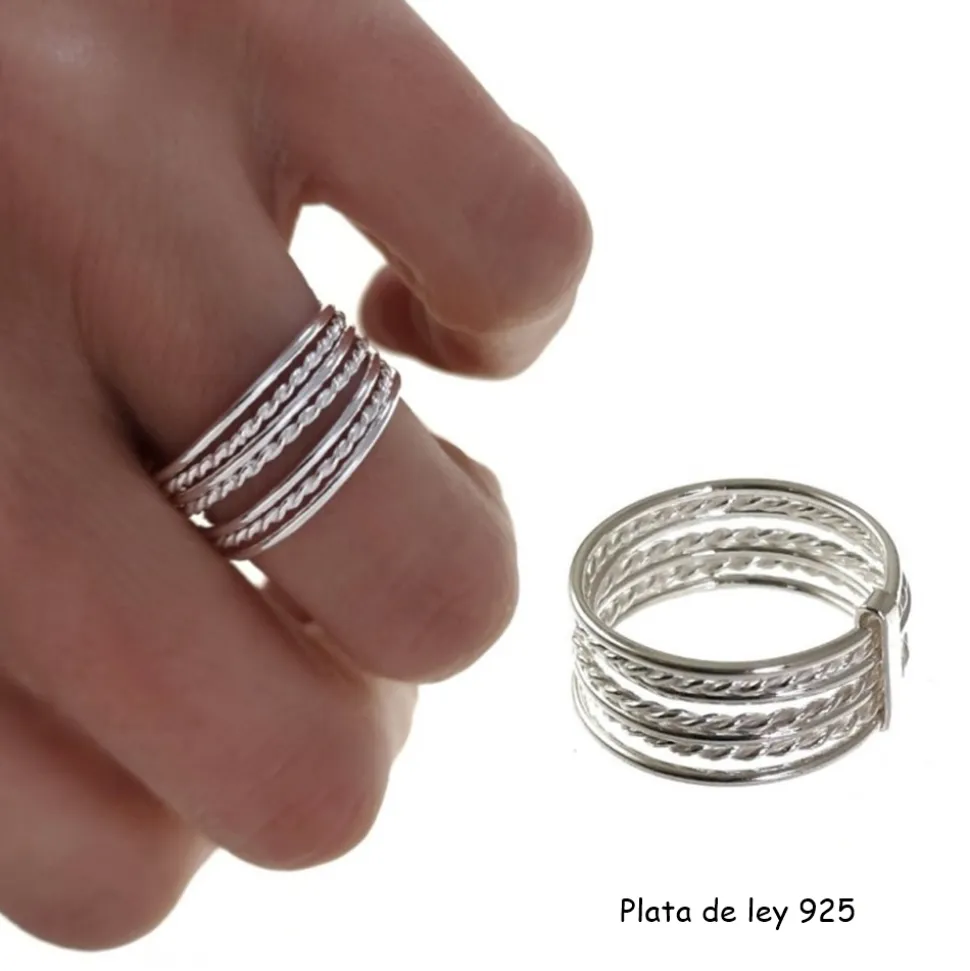 Anillo Semanario De Plata De Ley