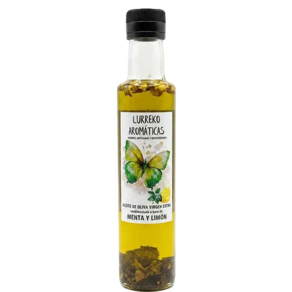 Discount Lurreko AOVE con Menta y Limón Bio 250ml