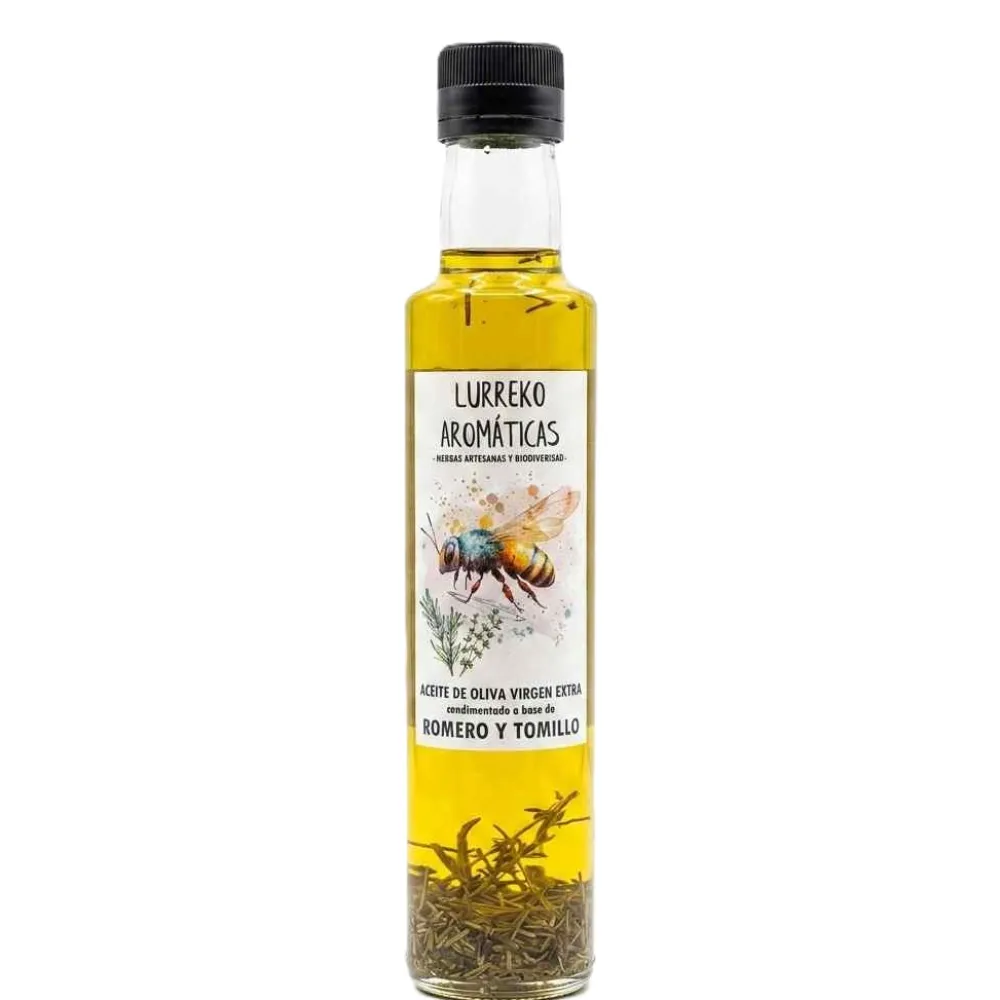 Discount Lurreko AOVE Ecológico con Romero y Tomillo 250ml