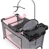 Clearance Claudio Reig Armario Cambiador Infantil para Muñecas Fantasía color gris y rosa
