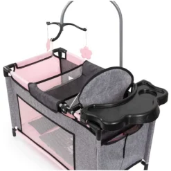 Clearance Claudio Reig Armario Cambiador Infantil para Muñecas Fantasía color gris y rosa