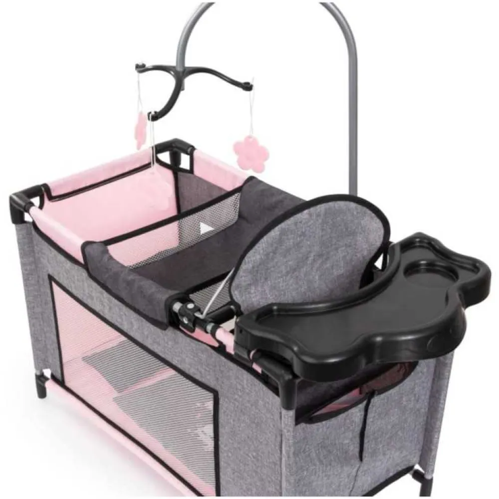 Clearance Claudio Reig Armario Cambiador Infantil para Muñecas Fantasía color gris y rosa
