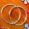 Sale Aros De Plata De Ley Finos 45 Mm.