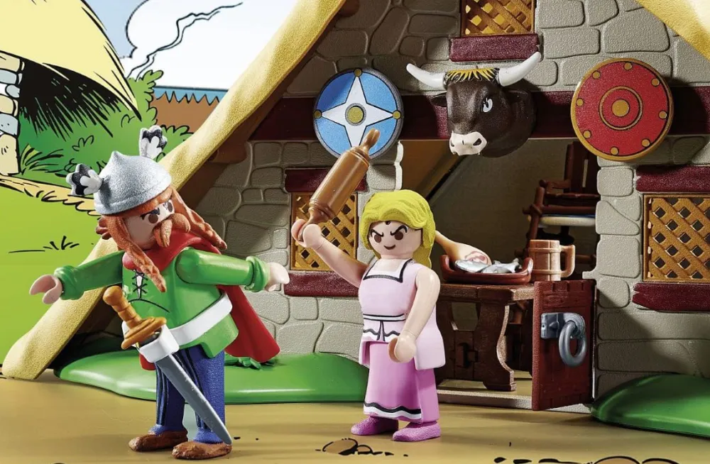 Online Playmobil Astérix: Cabaña de Abraracúrcix de 70932