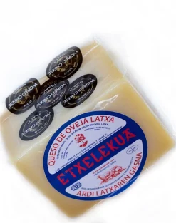Sale Etxelekua AUTÉNTICO QUESO DE PASTOR DE OVEJA LATXA - 4 X 350gr