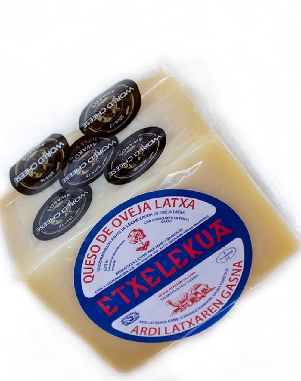 Sale Etxelekua AUTÉNTICO QUESO DE PASTOR DE OVEJA LATXA - 4 X 350gr