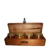Baúl de madera con mermeladas - 4x340 ml