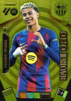 Balón de Oro #472 Lamine Yamal 2025-26 Cromo Panini Adrenalyn XL La Liga 25/26