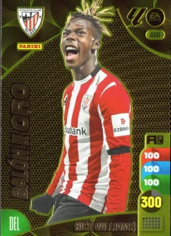 Panini España Balón de Oro Nico Williams 469 Athletic Club Bilbao cromo Adrenalyn XL 2024 2025 La liga 24/25