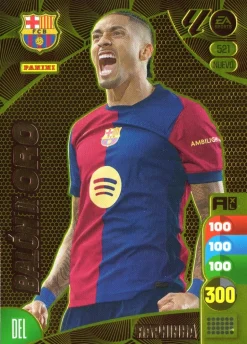 Balón de Oro Nuevo Raphinha 551 FC Barcelona cromo Adrenalyn XL 2024 2025 La liga 24/25 Actualización