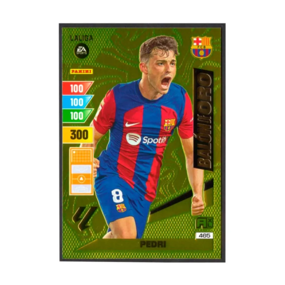 Online Panini España Balón de Oro Pedri 465 FC Barcelona cromo Adrenalyn XL 2023 2024 La liga 23/24