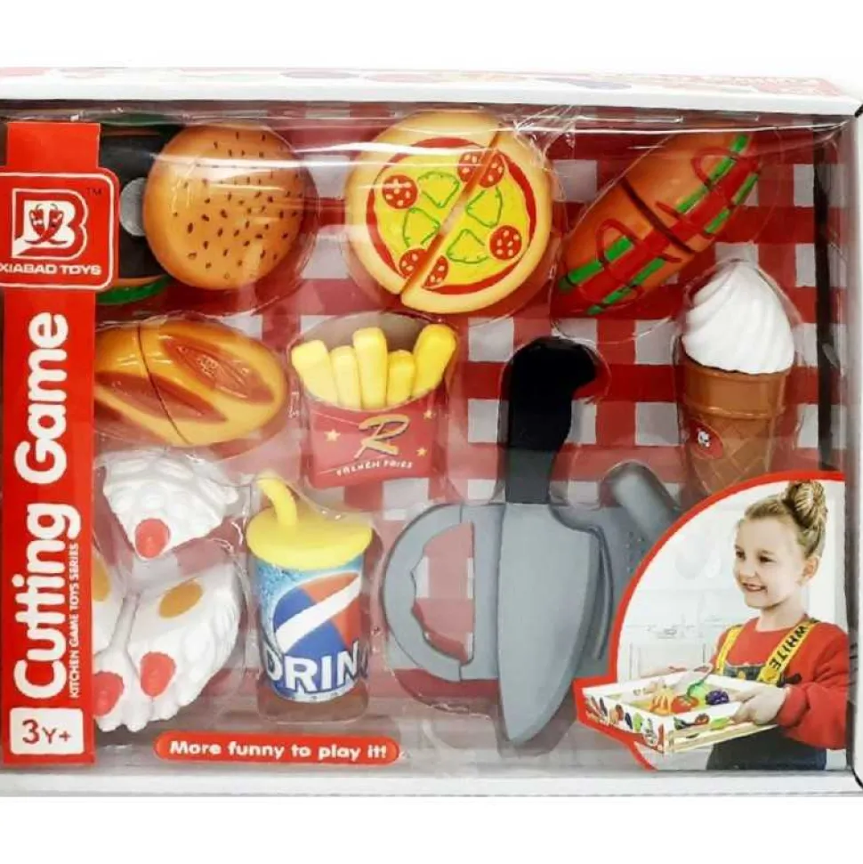 Bandeja de Comidas Imitación Infantil de Snack Bar
