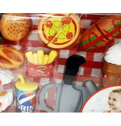 Bandeja de Comidas Imitación Infantil de Snack Bar
