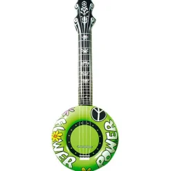 Banjo Hippie Verde Inflable