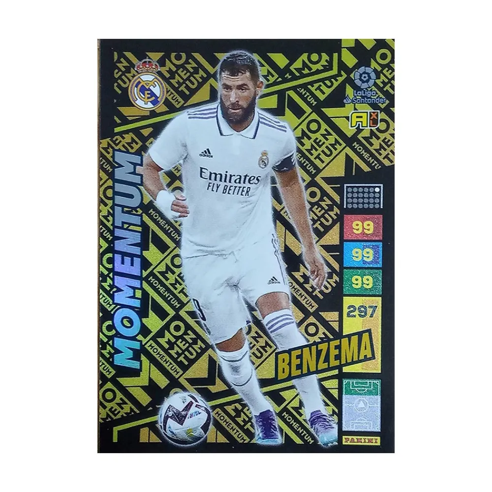 Panini España Benzema Momentum Adrenalyn XL La Liga 2022 2023