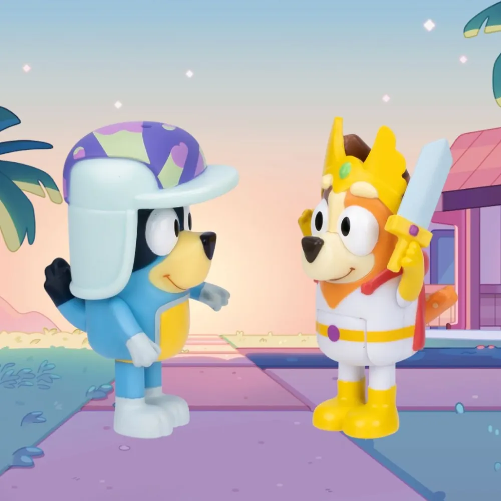 Hot Bluey pack 2 figuras y bingo fairytale de Famosa