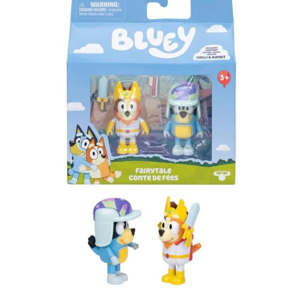 Hot Bluey pack 2 figuras y bingo fairytale de Famosa