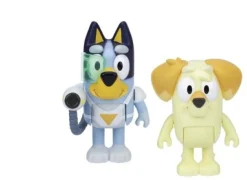 Bluey pack 2 figuras Bluey Y Chucky surprise blaster de Famosa