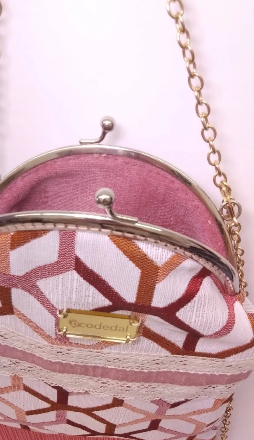 Bolso Mosaico en rosa