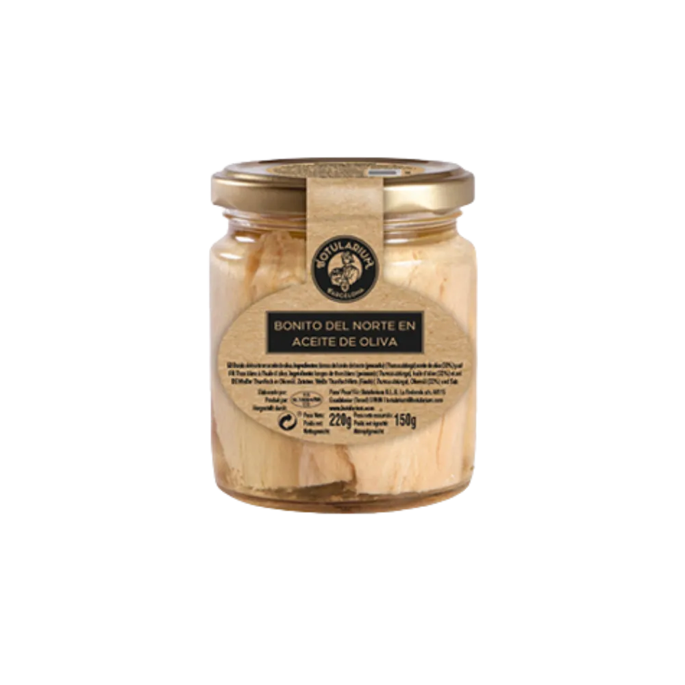 Outlet Botularium Bonito del Norte en Aceite de Oliva (Cristal 250ml)