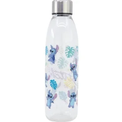 Stor Botella Transparente Aqua Stitch con Tapón de Seguridad 975ml
