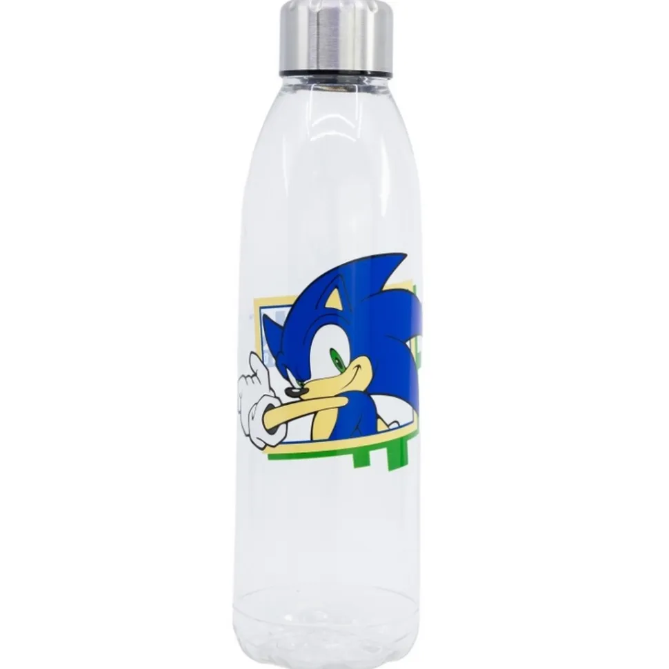 Botella Transparente Sonic con Tapón de Seguridad 980ml