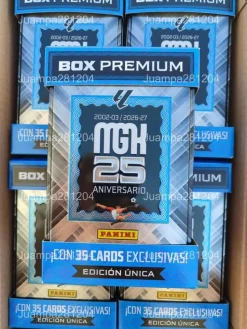 Box Premium 25 aniversario 2026-27 Megacracks Panini la Liga 26/27 Edición Única