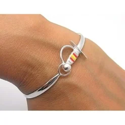 Sale Brazalete Estoque De Plata De Ley Con La Bandera De España