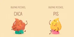 Buenas noches, caca. Libro para bebés con rimas