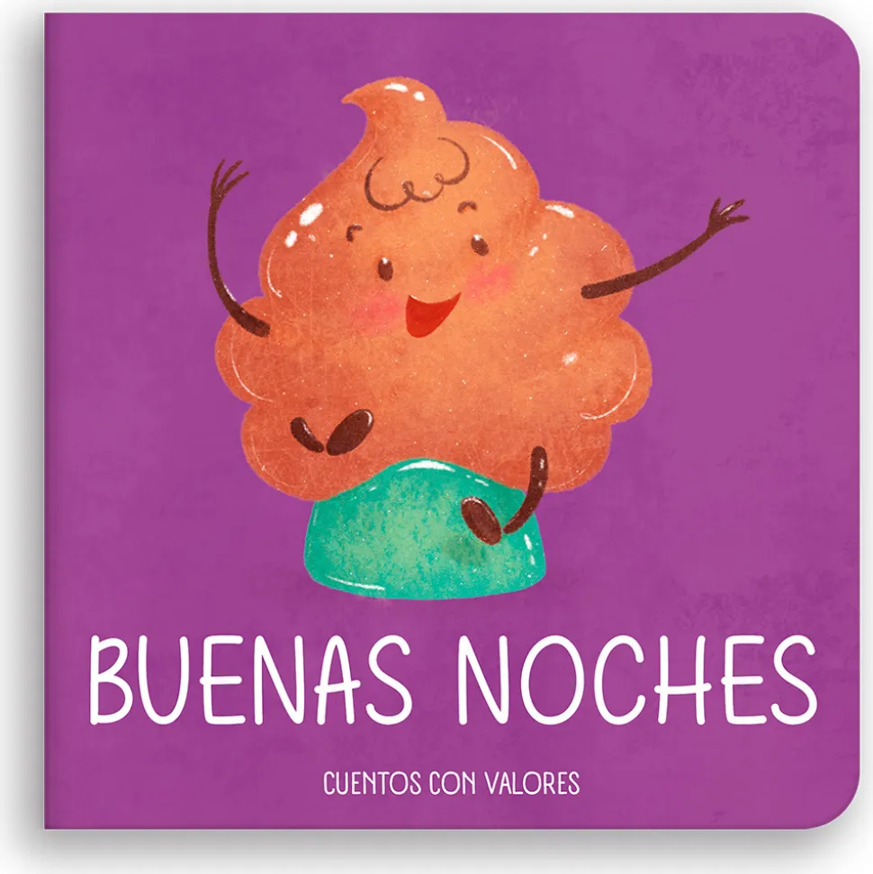 Buenas noches, caca. Libro para bebés con rimas
