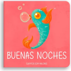 Hot Cuentos con Valores Buenas noches, pez. Libro para bebés con rimas