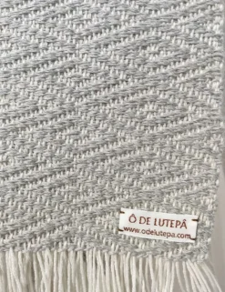 Online Odelutepa Bufanda de alpaga Eros gris