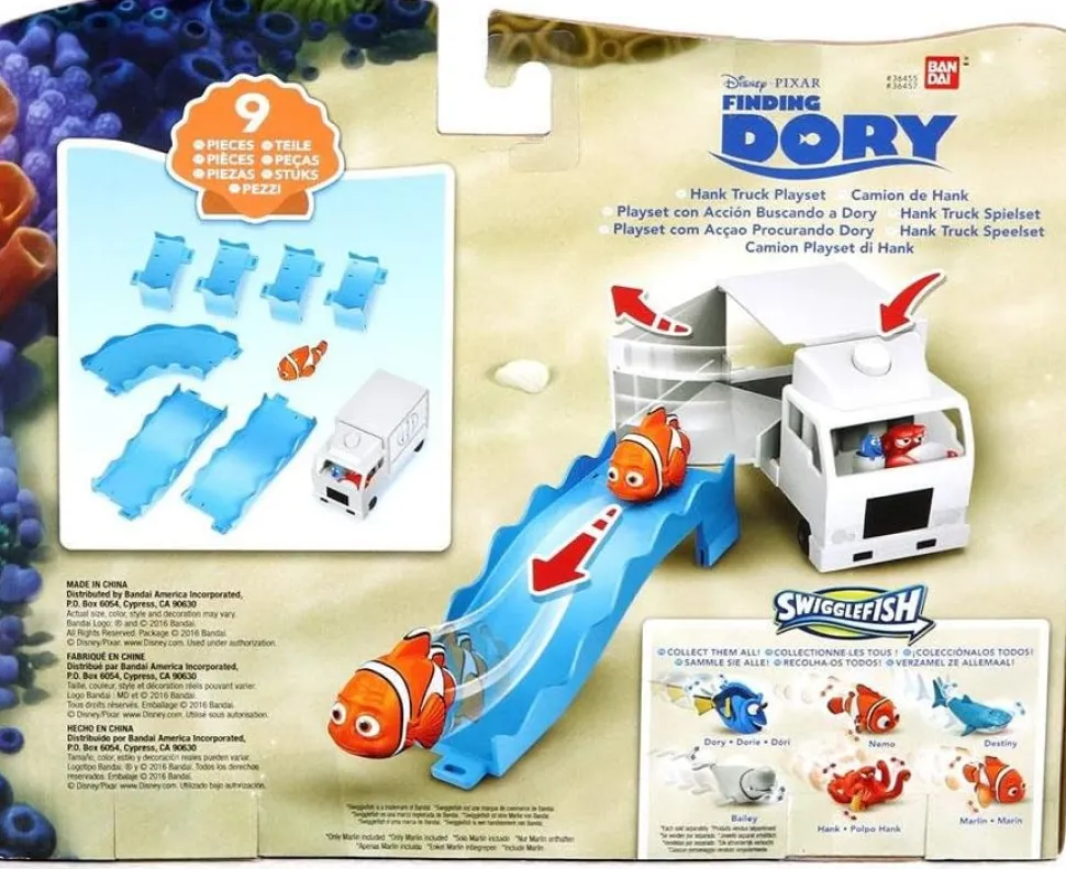 Buscando a Dory Playset con acción Camión de Hank color blanco